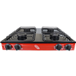 Parrilla IUSA 604979  4 Quemadores  Gas LP  Color Rojo