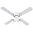 Ventilador Decorativo Benelux Mallorca 42" 4 Aspas MDF Blanco EV1077