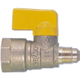 Llave de Control para Gas Coflex IP-200 | Recta | ½” x ?” Flar