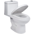 Sanitario One Piece Dica WC.4007.01 | Alargado | Descarga Dual | Blanco Brillante