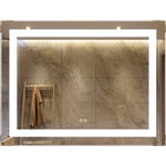 Espejo LED Rectangular EML-096 | 80x60 cm | Luz Fría | Antiempañante