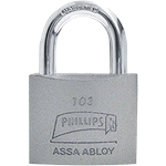 Candado de hierro Phillips 103 GC 45 mm gancho corto