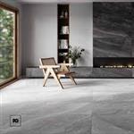 Piso Cerámico Folsom Gray Rectificado 59.3x119.0 cm Lamosa Cobertura: 1.41 m² por caja 1572884, (precio por metro)