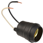 Portalámpara de Hule Vulcanizado para Intemperie 660W 127V – Modelo 310726