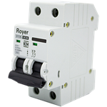 Interruptor Termomagnético Royer RYDN10-2C32 2 Polos 32A 10kA