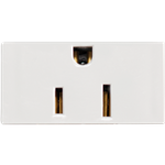 CI0-TOMCT-BLA CIEN CONTAC POLARIZADO C/TIERRA CIEN BLANCO 15A 125-250V