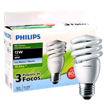 PAQ 3 LAMP MINI TWISTER 013W CW E27 27V 3PF 000929689000505