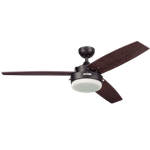 VENTILADOR MEDINA BRONCE 52" C/LUZ 43403