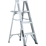 Escalera tijera doméstica de aluminio Cuprum 608-04N 3 peldaños