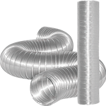 Ducto flexible de aluminio 4" x 243 cm Coflex DJ-D48AC