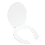 Asiento Redondo Blanco Confort 92 | Plástico | Cierre Estándar | Fijación Reforzada