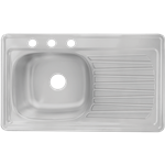 Fregadero EB Técnica C-102N  1 Tina + Escurridor Derecho  87x54 cm Empotrable