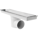 Coladera alargada doble vista Fleximatic 2631 acero inoxidable