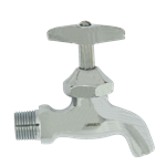 Llave de Agua con Pico Cromado, Modelo 18CR, Urrea
