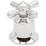 Maneral Cruz Grande para Mezcladora, Modelo CNG, Línea Niza, Acabado Cromo, Urrea