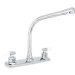 Mezcladora Ecológica Dica 3709C para Fregadero  8" Cuello Alto  Cromo