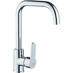 Monomando Ecológico Dica 4090 para Fregadero  Acabado Cromo  Alta Durabilidad