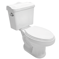 Taza Oxford Alargada Blanca CATO | Cerámica | Destroyer Flush | 3.8 L