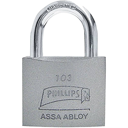 Candado de hierro Phillips 103 GC 45 mm gancho corto