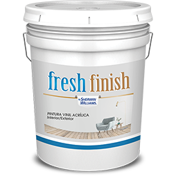 Pintura vinílica gris claro Fresh Finish 19 L Sherwin Williams