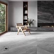 Piso Cerámico Folsom Gray Rectificado 59.3x119.0 cm Lamosa Cobertura: 1.41 m² por caja 1572884, (precio por metro)