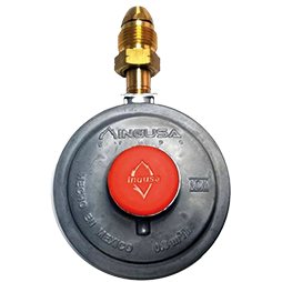 REGULADOR INGUSA GAS LP BAJA PRESION BAJO CONSUMO R1 C/PTA POL CORTA Y TCA IZQ REGTE_AL A