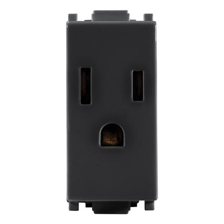 Contacto 2P+T Black Alpha Estevez EC9715