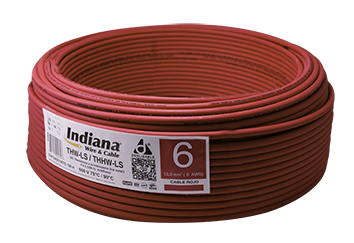 Cable de Cobre PVC 6 AWG Rojo EC2409R