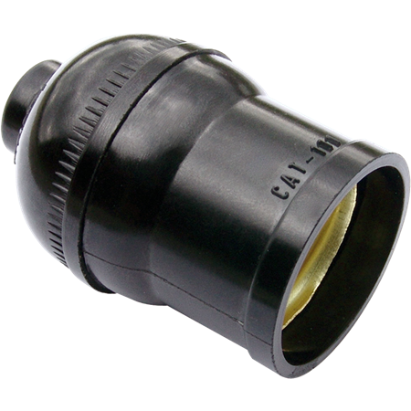 Portalámpara de Baquelita Sencillo sin Rosca 660W 127V – Modelo 310744