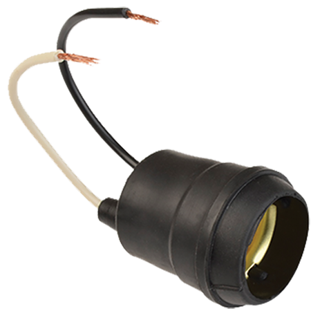 Portalámpara de Hule Vulcanizado para Intemperie 660W 127V – Modelo 310726