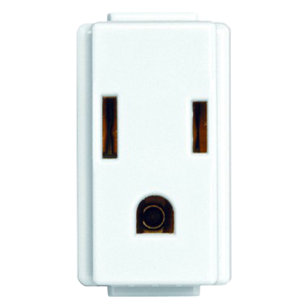 Contacto Modus Polarizado Aterrizado 1 Ventana Blanco EC4233