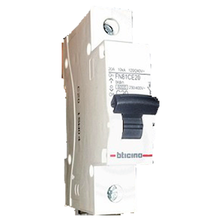 Interruptor Termomagnético BTdin 1 Polo 20 Amperes EC4990