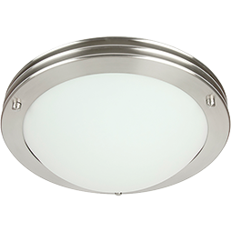 Plafón Gamberi Satinado 120W E27x2 PTL-7080/S