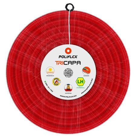 Poliflex Rojo Extra Resistente con Guía 19 mm EF4057