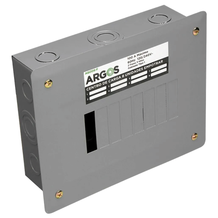 Centro de Carga Empotrable 2 Polos 50A – Modelo AQOD2-F