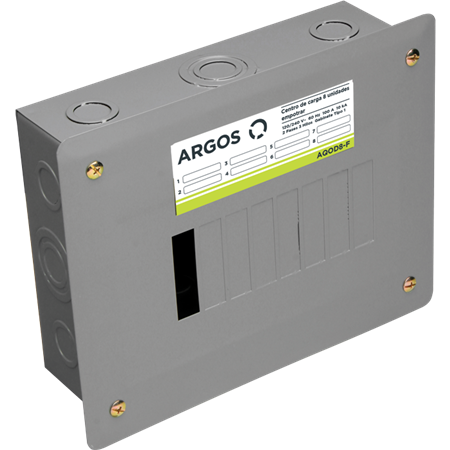 Centro de Carga Empotrable 8 Polos 100A – Modelo AQOD8-F