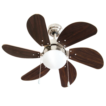 Ventilador de Techo Benelux Ixtapa 30" 6 Aspas MDF Chocolate EV1083