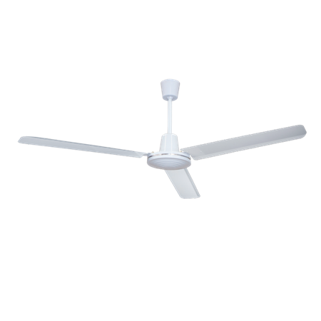 Ventilador de Techo Masterfan Hércules 56" 5 Velocidades 3 Aspas Blanco EV1999