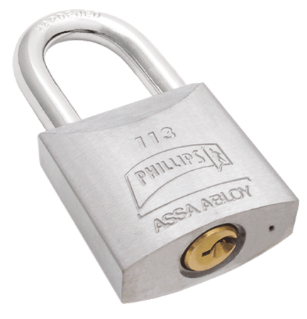 Candado Metálico Modelo 113 Gancho Largo Tipo Blister PF1017