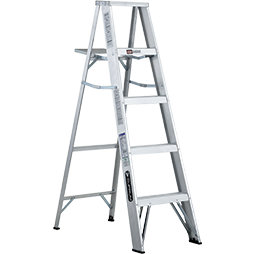 Escalera tijera doméstica de aluminio Cuprum 608-05N 4 peldaños