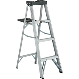 Escalera tijera doméstica de aluminio Scala SC-2314-04 3 peldaños