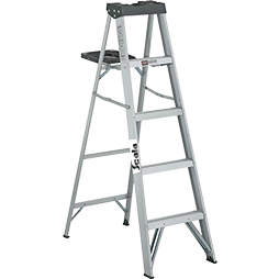 Escalera tijera doméstica de aluminio Scala SC-2314-05 4 peldaños