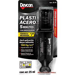 PLASTIACERO 5 MINUTO LIQ R5-45 25ML P/REPAR EMERG.EJEMPLO ESPEJO AUTOS