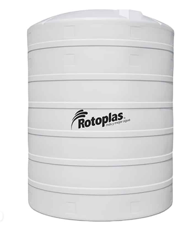 Tanque Rotoplas 25,000 Litros Reforzado 40%, Color Neutro, Modelo 550086