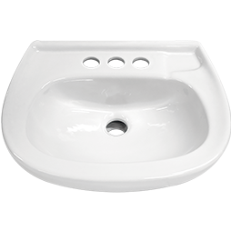 Lavabo Lucas Blanco | Cerámica | Para Espacios Reducidos | Marca CATO