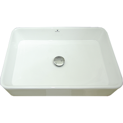 Lavabo Máximo Blanco  Sobreponer  Con Contra  Sin Rebosadero