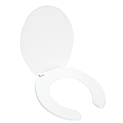 Asiento Redondo Blanco Confort 92 | Plástico | Cierre Estándar | Fijación Reforzada