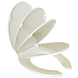 Asiento Alargado Premium 96 | Cierre Lento | Color Hueso | Slow Drop