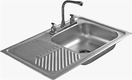 Fregadero de Sobreponer EB Técnica Canasta con Escurridor Izquierdo PM4012