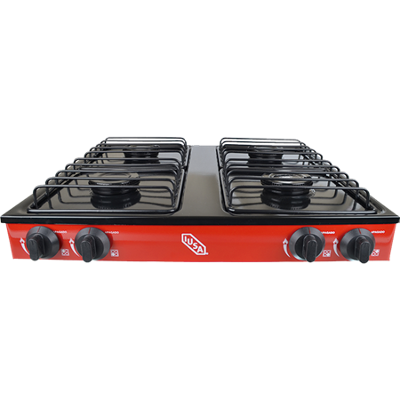 Parrilla IUSA 604979  4 Quemadores  Gas LP  Color Rojo